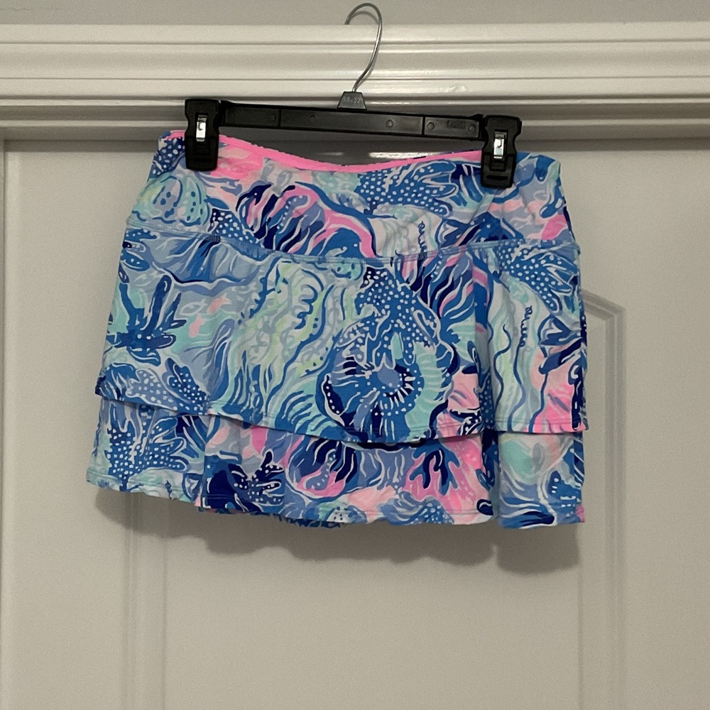 Lilly Pulitzer Pink and Blue Skort